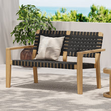 Load image into Gallery viewer, Woven Rope Outdoor Deep Seating Porch Loveseat For Garden
