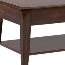 Load image into Gallery viewer, Lift Top Coffee Table With Shelf - Dark Brown
