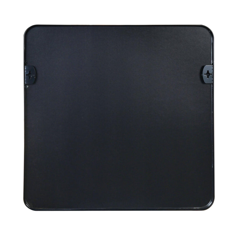 Aluminum Square Framed Bathroom Vanity Mirror (756085) - Black
