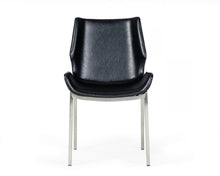 Load image into Gallery viewer, Faux Leather Moder Dining Chairs (Set of 2) - Black
