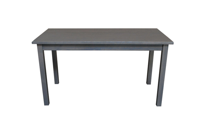 60" Solid Wood Dining Table - Gray