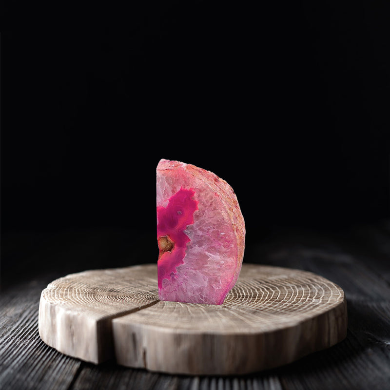 7 Glass Crystal - Pink