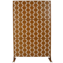 Load image into Gallery viewer, Outdoor &amp; Indoor Metal Privacy Freestanding Decorative Screen
