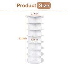 Load image into Gallery viewer, Rotating Shoe Rack Tower

