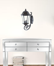 Load image into Gallery viewer, XL Tapered Lantern Wall Light - Antique Black
