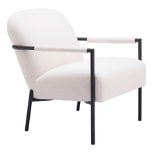 Load image into Gallery viewer, Sherpa Arm Chair - Ivory And Black
