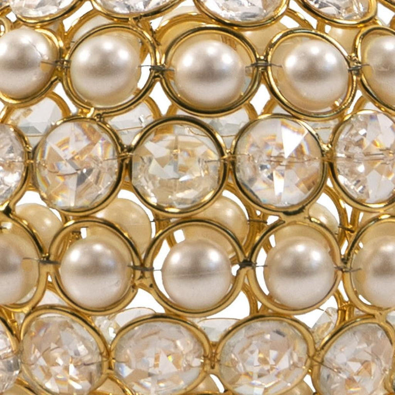 Decorative Orbs (Set of 2) - Gold / Pearl