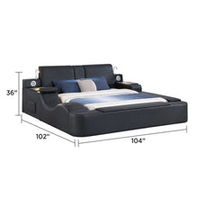 Load image into Gallery viewer, Zoya - Smart Multifunctional Bed, Built In Bluetooth Speakers, USB Charging
