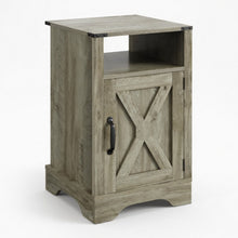 Load image into Gallery viewer, Farmhouse Nightstand, Charging Station &amp; Storage
