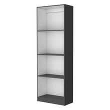 Load image into Gallery viewer, Four Tier Bookcase - Gray / White
