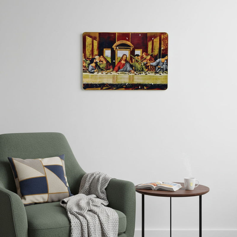 Silent Analog Wall Clock - Red / Green / Blue