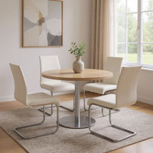 Load image into Gallery viewer, Upholstered Leather Dining Side Chairs (Set of 4) - White
