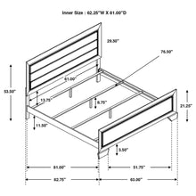 Load image into Gallery viewer, Harrison - Queen Panel Bed - Dark Brown
