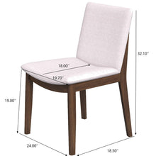 Load image into Gallery viewer, Laura - Mid-Century Modern Solid Wood Dining Chair (Set of 2)
