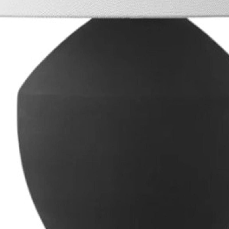 21" Novelty Table Lamps With Empire Shades (Set of 2) - Black