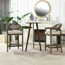 Load image into Gallery viewer, Americana - Mid-Century Modern Cane Back Counter Stool
