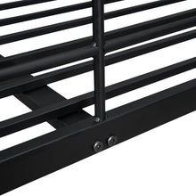 Load image into Gallery viewer, Full XL Over Queen Metal Bunk Bed, Black
