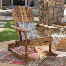 Load image into Gallery viewer, Outdoor Adirondack Rocking Chair With Hand Crafted Details
