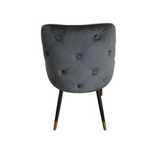 Load image into Gallery viewer, Upholstered Dining Side Chairs (Set of 2) - Gray / Black
