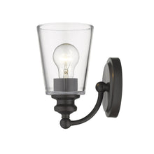 Load image into Gallery viewer, One Light Glass Shade Wall Sconce - Antique Bronze
