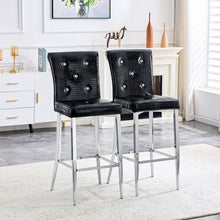 Load image into Gallery viewer, Bar Chairs &amp; Crystal Clasp Design (Set of 2)
