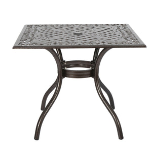 Phoenix - Square Table - Bronze