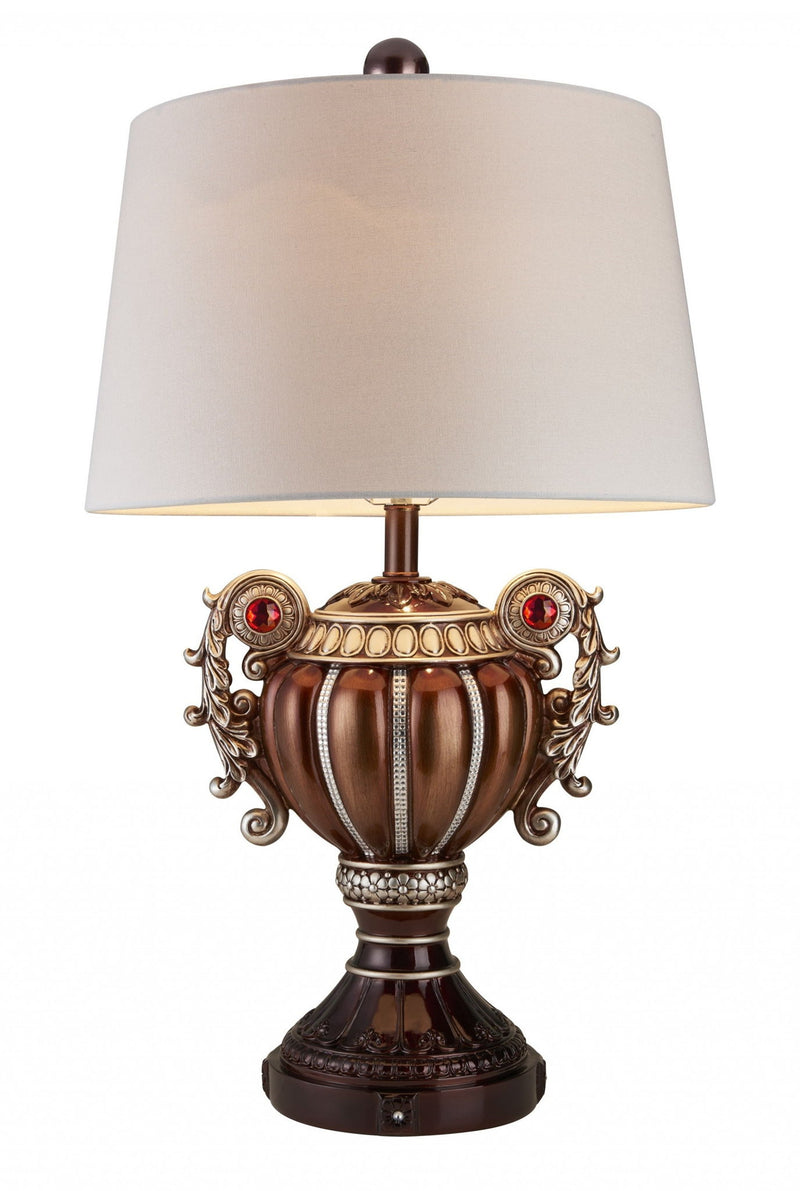 Tall Urn Shaped Table Lamp - Bronze