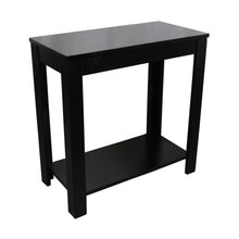 Load image into Gallery viewer, 24" End Table With Shelf - Black
