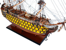 Load image into Gallery viewer, Hand Painted Model Boat (624637) - Light Brown / Yellow
