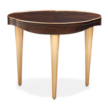 Load image into Gallery viewer, Camellia Field - End Table - Dark Brown / Gold
