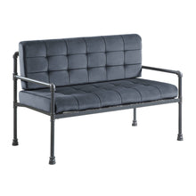 Load image into Gallery viewer, Velvet Loveseat - Gray
