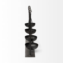 Load image into Gallery viewer, Vintage Spice Rack Tabletop Sculpture - Charcoal
