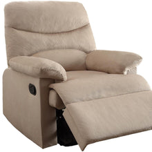 Load image into Gallery viewer, Microfiber Manual Recliner - Light Brown

