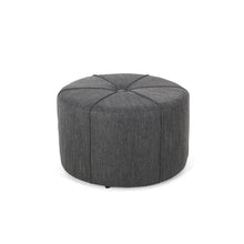 Load image into Gallery viewer, Contemporary Ottoman With Tonal Piping And Button Tuft Design
