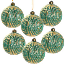 Load image into Gallery viewer, Christmas Ball Glass Decorative Hanging Ball Christmas Tree Ornaments For Holiday Party Decorations
