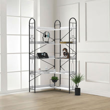 Load image into Gallery viewer, Industrial Style Corner Bookshelf With Thickened Iron Frame
