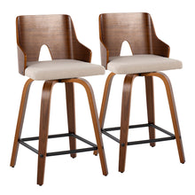 Load image into Gallery viewer, Ariana - Mid Century Modern Counter Stool (Set of 2)
