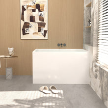 Load image into Gallery viewer, Freestanding Bathtub With Drain, Rectangular Shape
