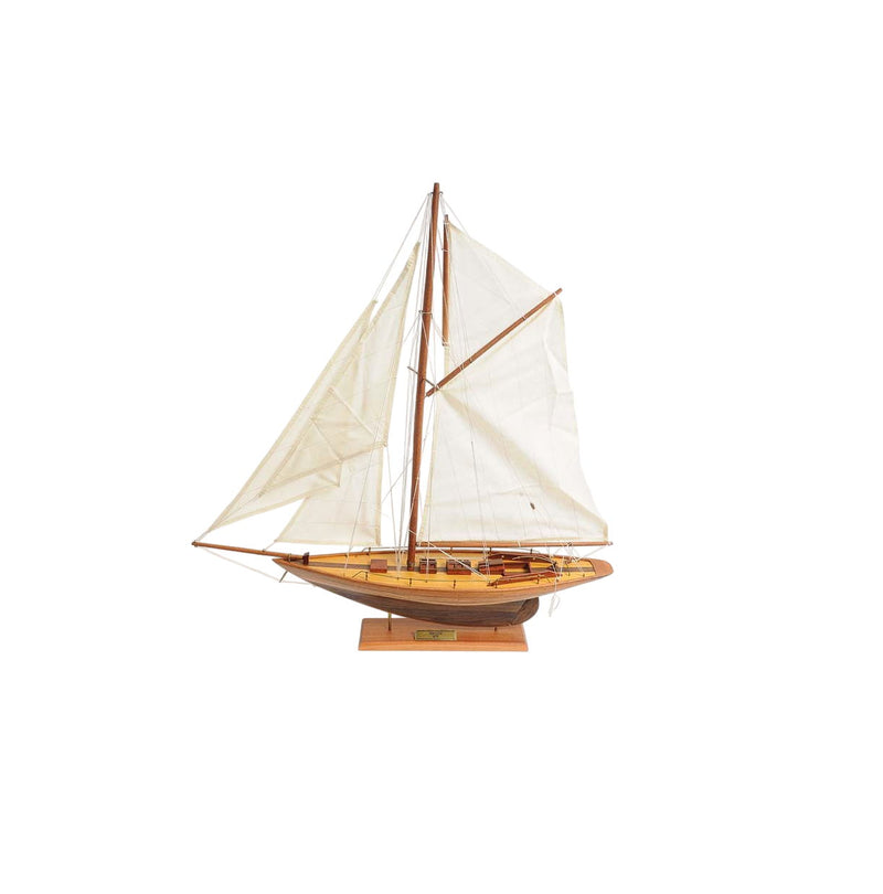 Hand Painted Boat (401994) - Brown