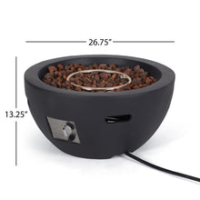 Load image into Gallery viewer, Bowl Shaped Propane Fire Pit 40000 Btu
