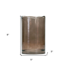 Load image into Gallery viewer, Cylinder Table Vase (516254) - Brown
