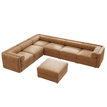 Load image into Gallery viewer, Contemporary Elegant Sofa With Storage And Ottoman
