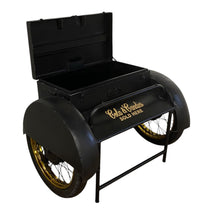 Load image into Gallery viewer, Old Time Delivery Box Table With Storage - Black
