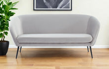 Load image into Gallery viewer, Sofa With Black Legs - Light Gray
