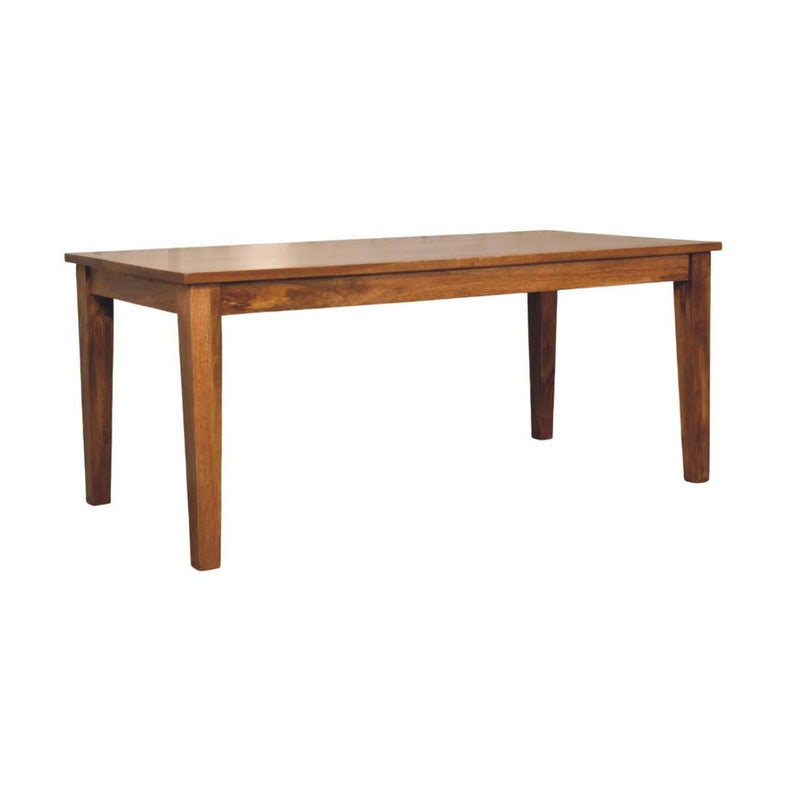 Solid Wood Dining Table (740901) - Brown