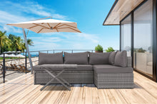 Load image into Gallery viewer, Patio Sofa With Cushions - Gray
