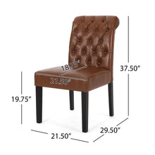 Load image into Gallery viewer, Broxton - Tuft Dining Rolltop Chairs With Button Tufted Backrest (Set of 2)
