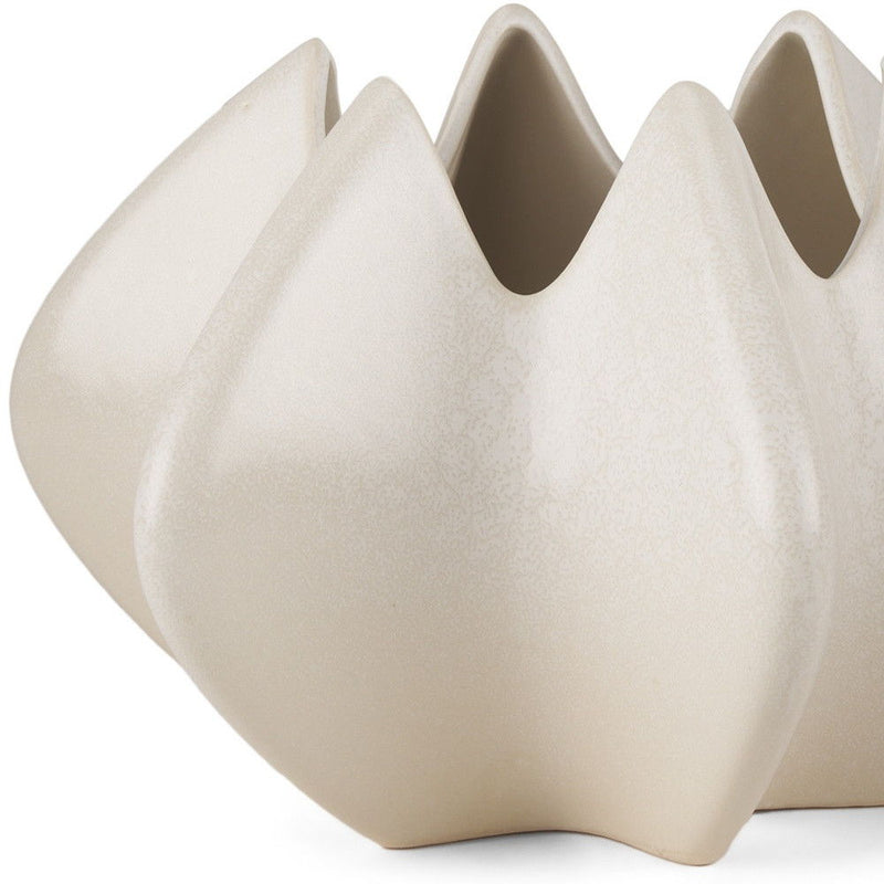 Sculptural Table Vase (608338) - Cream