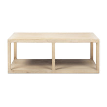 Load image into Gallery viewer, Ellis - Open Frame Coffee Table With Lower Shelf - Natural
