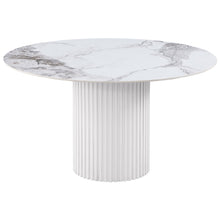 Load image into Gallery viewer, Quincy - Round Dining Table - White Marble
